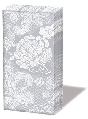 Kapesníčky Lace stříbrné  - Kliknutím zobrazíte detail obrázku.