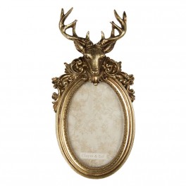 Fotorámeček oválný Gold deer 13 x 28 cm