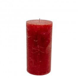 Červená svíčka 10 x 20 cm