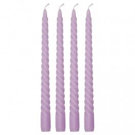 Svíčky Twist lavender 4 ks