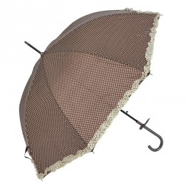 Deštník hnědý s volánkem Susan