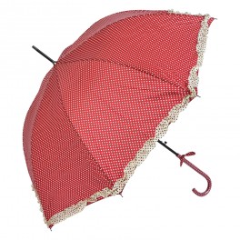 Deštník červený s volánky Susan