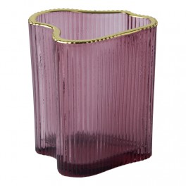 Váza Stripe purple