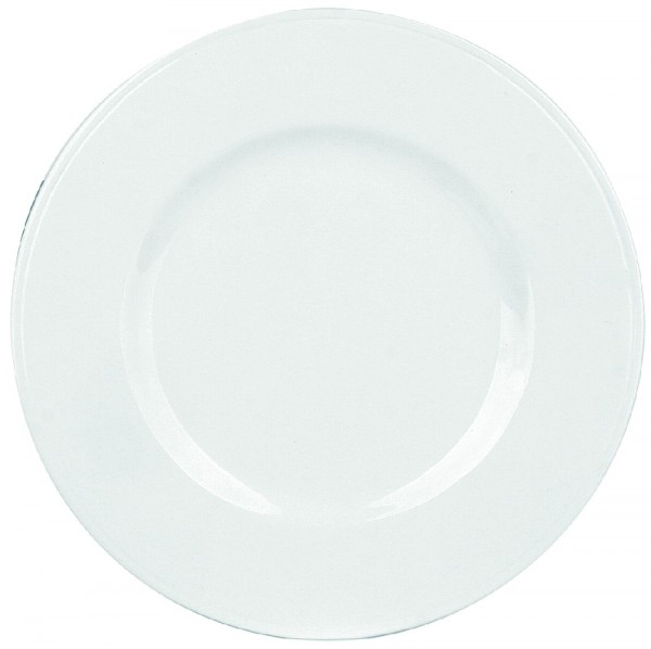 Jídelní talíř bílý Basic - Kliknutím zobrazíte detail obrázku.