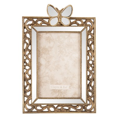 Fotorámeček zlatý Butterfly mirror 16 x 24 cm - Kliknutím zobrazíte detail obrázku.
