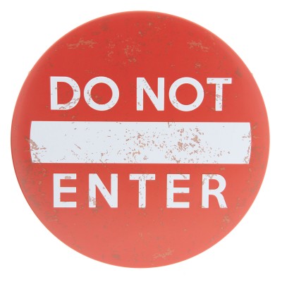 Zákazová cedule Do not enter - Kliknutím zobrazíte detail obrázku.