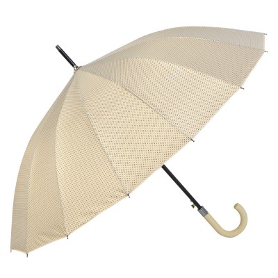 Deštník krémový s puntíky Adele - Kliknutím zobrazíte detail obrázku.