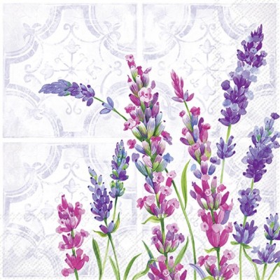 Papírové ubrousky Lavanda Lavender - Kliknutím zobrazíte detail obrázku.