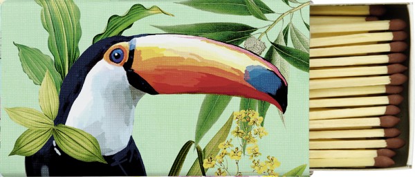 Zápalky Toucan in paradise - Kliknutím zobrazíte detail obrázku.
