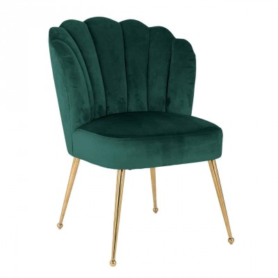 Židle Pippa green velvet/gold - Kliknutím zobrazíte detail obrázku.