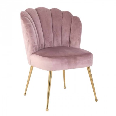 Židle Pippa pink velvet/gold - Kliknutím zobrazíte detail obrázku.
