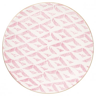 Talíř Kassandra pale pink - Kliknutím zobrazíte detail obrázku.
